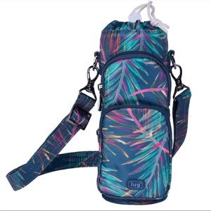 Lug Huggie Crossbody Bottle Holder in Tropical Multi - New With Tags!